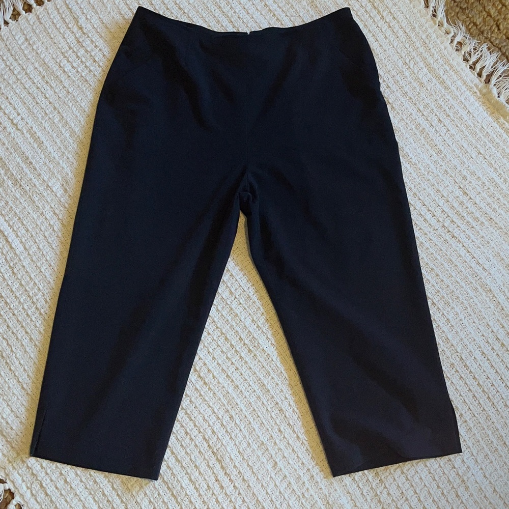 Isisport cropped Wide Leg pants crop Trousers sz 10